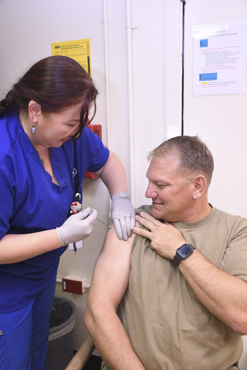 COVID-19 Vaccinations Begin on U.S. Army Garrison-Kwajalein Atoll