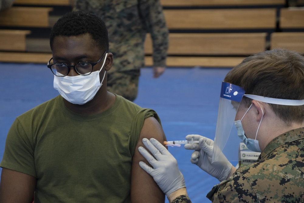 CATC Camp Fuji personnel receive COVID-19 vaccine