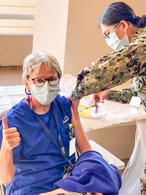 USAV Worthy Crew Receives COVID-19 Vaccine
