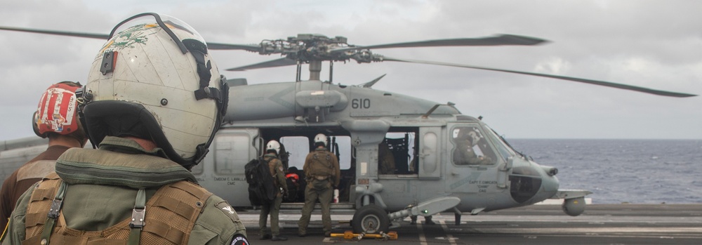 Nimitz Commanding Officer Pilots Sea Hawk