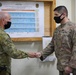 MG Field Visits Soldiers at AAAB