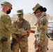 MG Field Visits Soldiers at AAAB