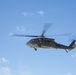 Blackhawk helicopter flying