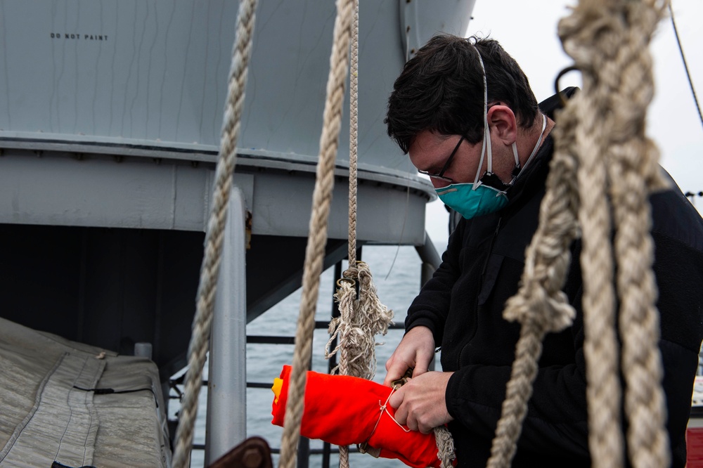 Vella Gulf Replenishment at Sea