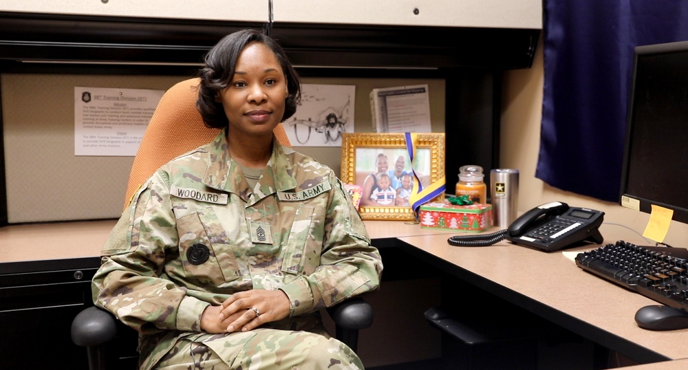 98th Training Division sergeant major serves to honor her family