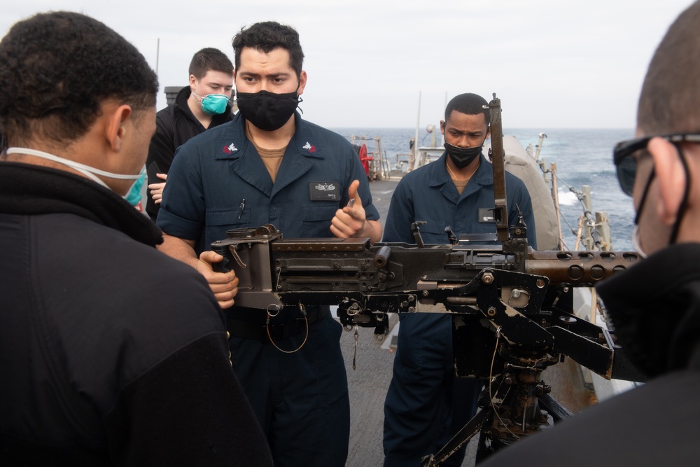 USS Mahan SCAT Training