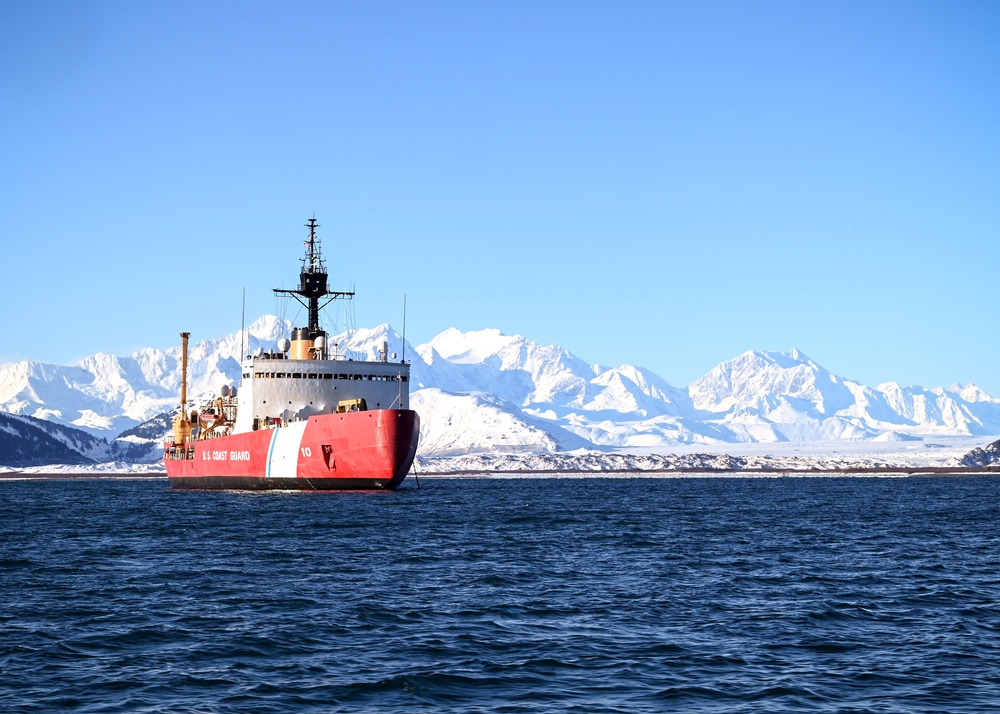 Polar Star at anchor in Taylor Bay, Alaska