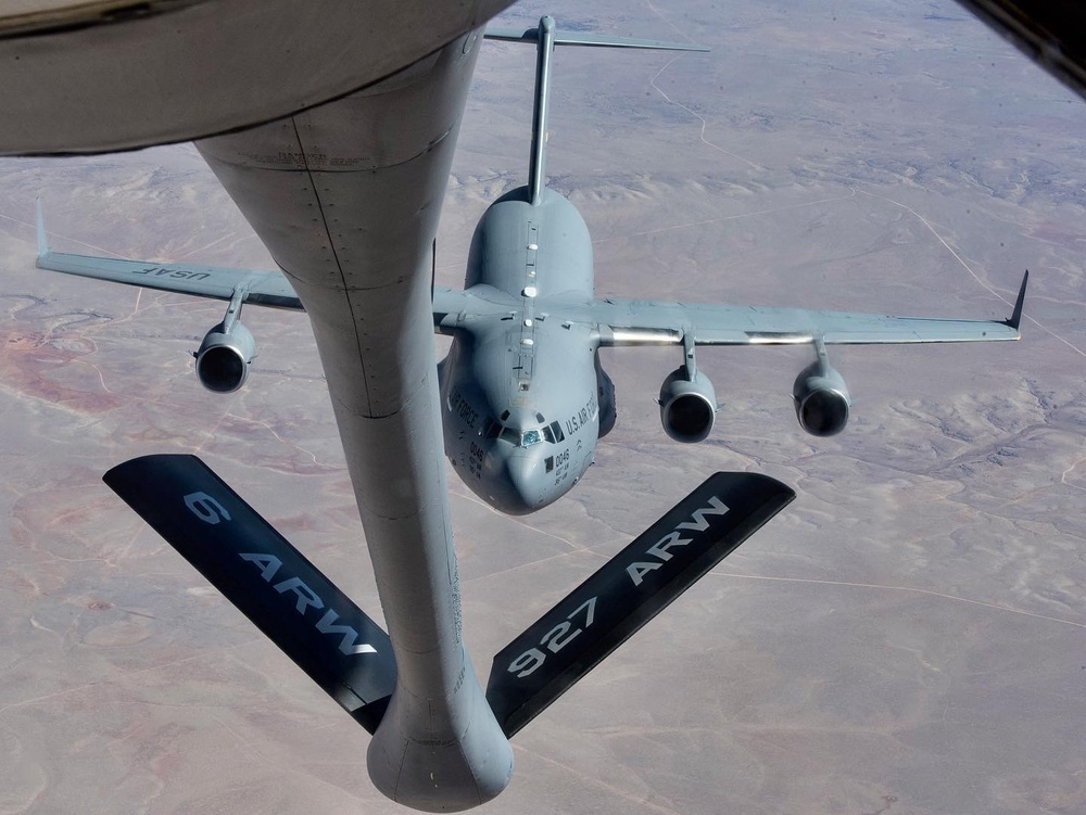 Refueling over the Grand
