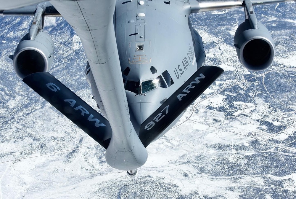 Refueling over the Grand Canyon