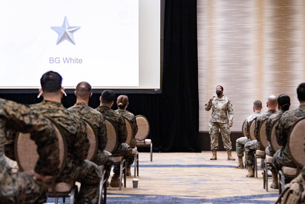 U.S. service members in-process in Texas