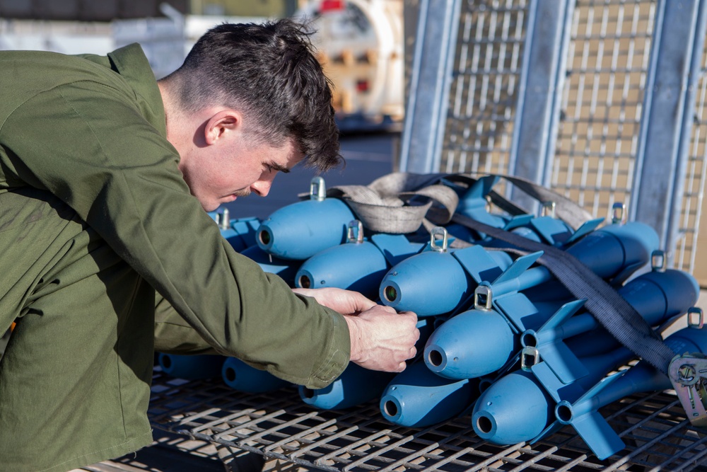 Marines train to drop bombs at a moment’s notice