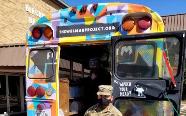 Texas Guard Delivers Water following Winter Storm 2021