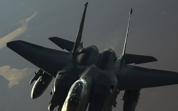 Python Ops refuel F-15E’s