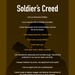 19th Special Forces Group (Airborne) - Soldier's Creed Poster
