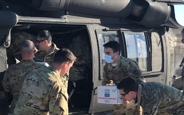 Texas Army National Guard deliver clean drinking water following Winter Storm 2021