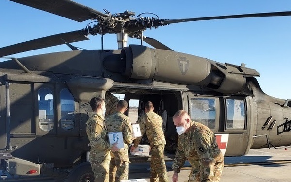 Texas Army National Guard deliver clean drinking water following Winter Storm 2021
