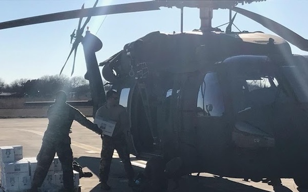 Texas Army National Guard deliver clean drinking water following Winter Storm 2021
