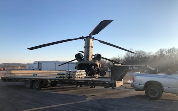Texas Army National Guard deliver clean drinking water following Winter Storm 2021