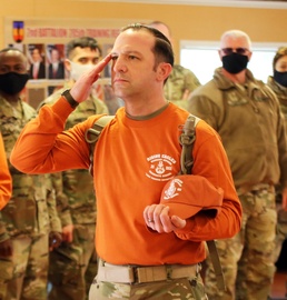 Warrant Officer Candidate School Class 21-001 Hat and Song Ceremony