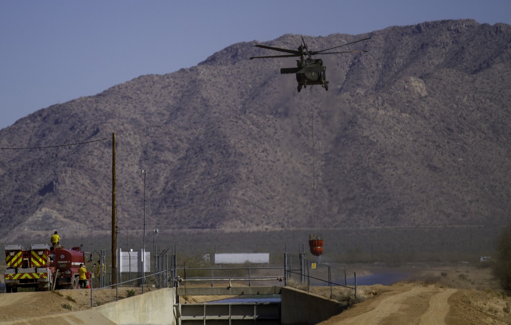 AZARNG Aviation Partners with State, Federal Firefighters for Annual Training