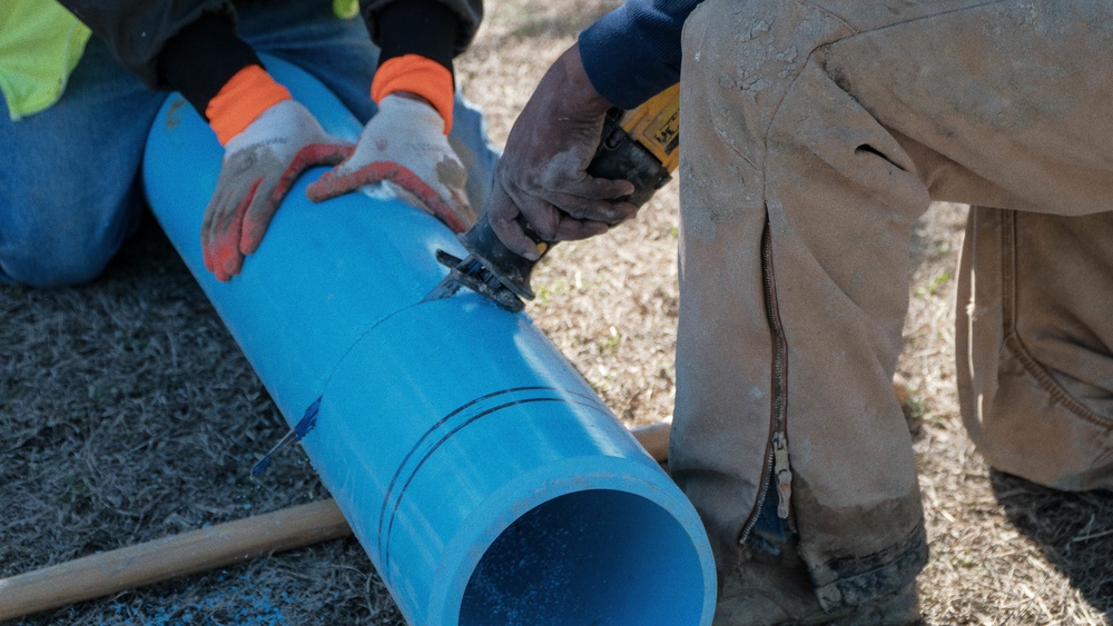 Directorate of Public Works repairs main water line