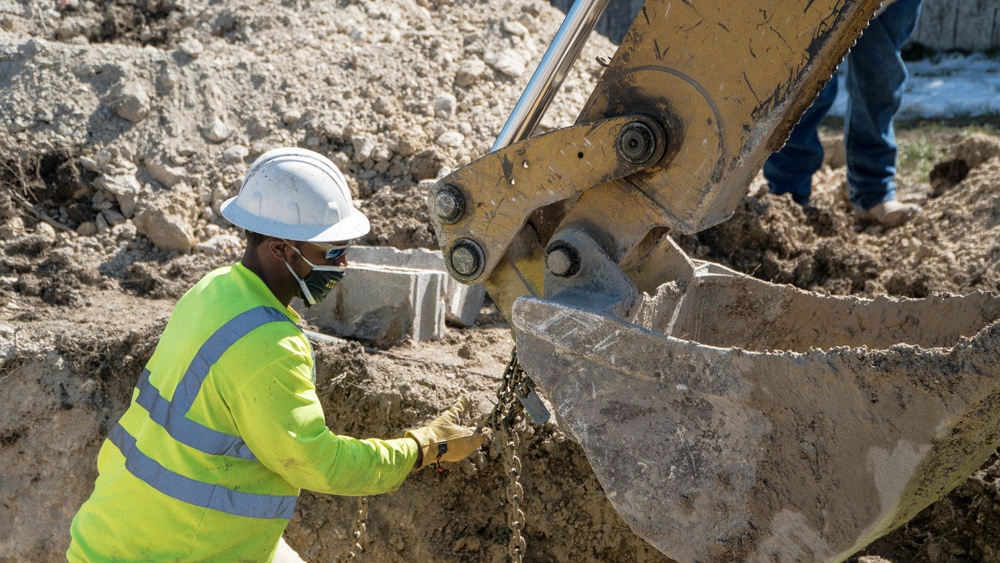 Directorate of Public Works repairs main water line