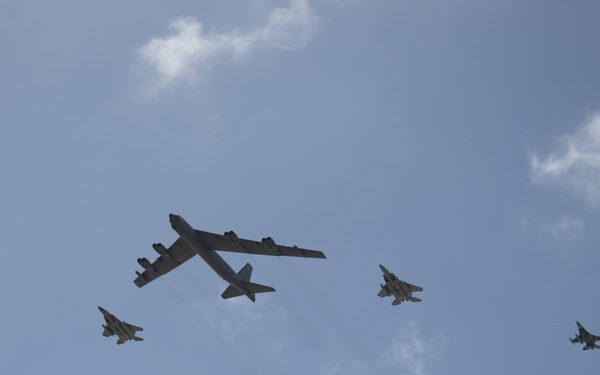 B-52 participates in Cope North flyover