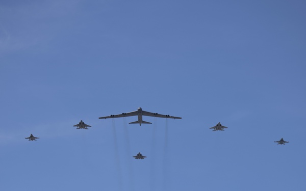 B-52 participates in Cope North flyover