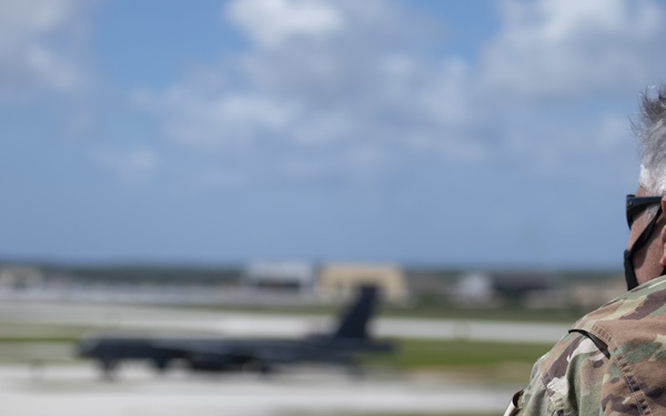B-52 participates in Cope North flyover