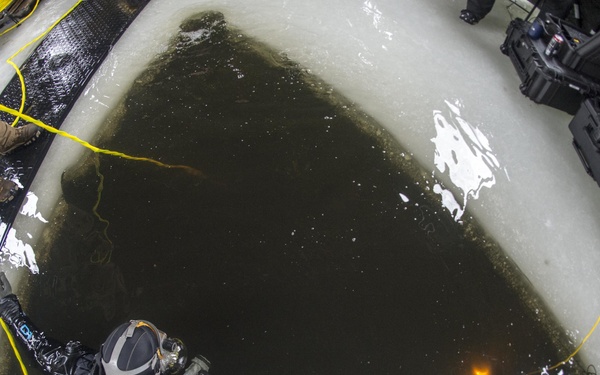 MDSU 2 Hosts Ice Dive Training