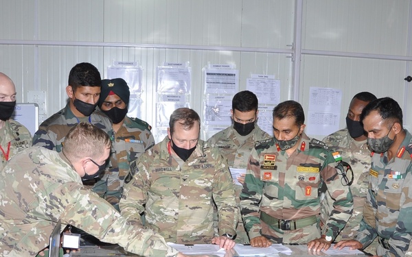 Indo-U.S. command post exercise during Yudh Abhyas