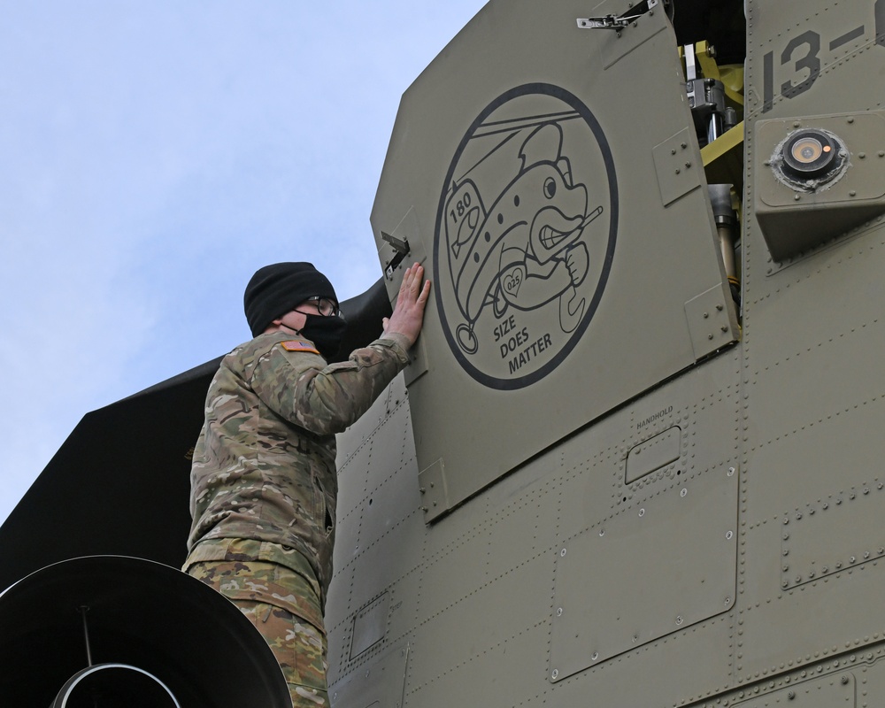 Chinook Live-Fire Aerial Gunnery Training