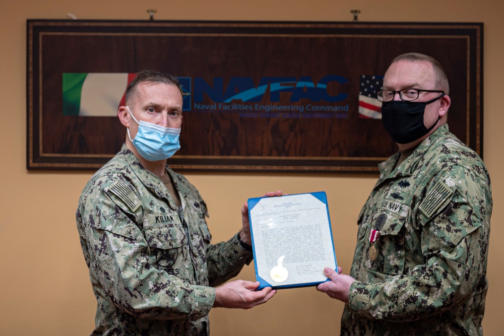 UCCM Canaday receives Meritorious Service Medal