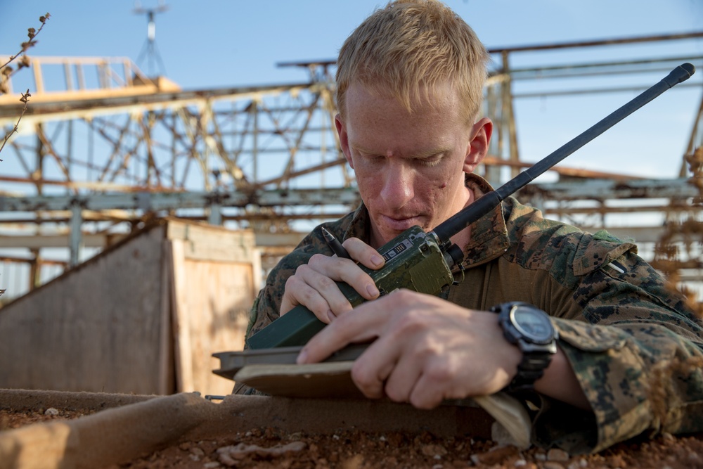 BLT 1/4 Marines maintain security at Baledogle Military Airfield