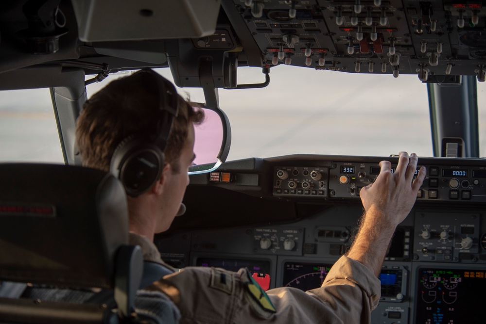VP-8 Pilot Prepares for Take Off