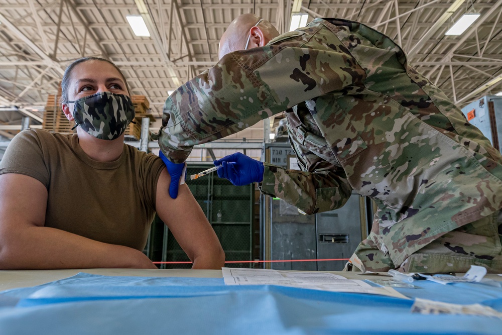 108th Medical Group vaccinates New Jersey Soldiers and Airmen