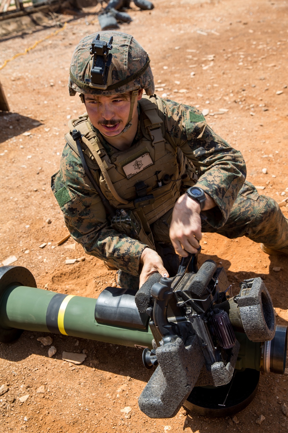 15th MEU Marines prepare to extract from Baledogle Military Airfield