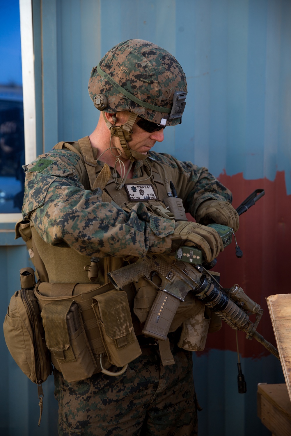 15th MEU Marines prepare to extract from Baledogle Military Airfield
