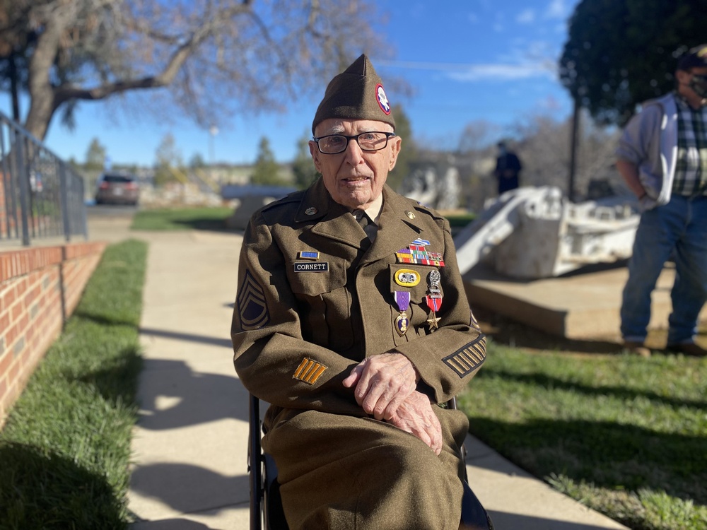 WWII Paratrooper, 99, Awarded Purple Heart and Bronze Star Medal