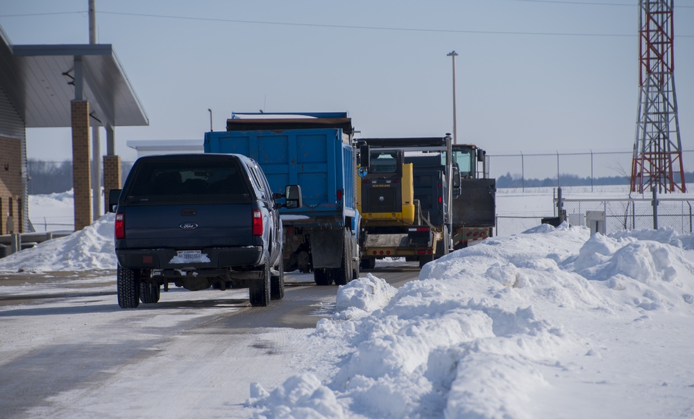 200th RED HORSE Activated for Winter Storm Cleanup