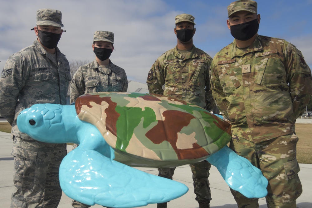 Tyndall Airmen participate in community alliance art initiative