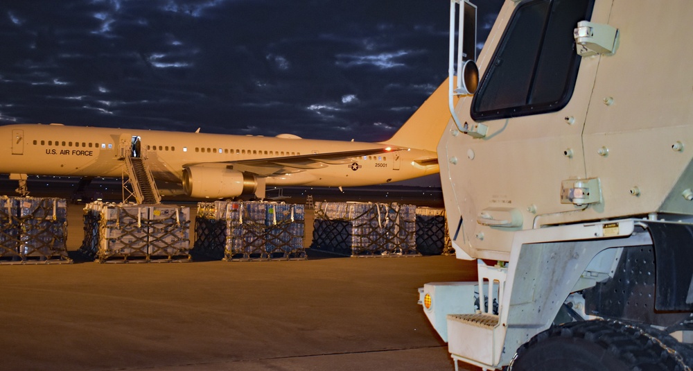 Texas Army National Guard deliver supplies following Winter Storm 2021