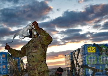 Texas Army National Guard deliver supplies following Winter Storm 2021
