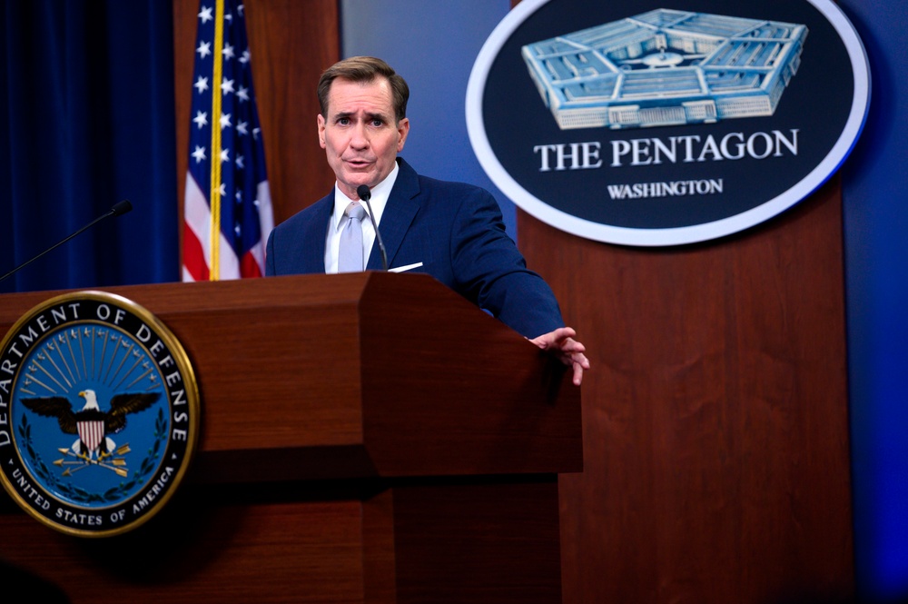 Pentagon Press Secretary Briefs Reporters