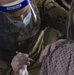 Soldiers and Airmen vaccinate California citizens at California State University Los Angeles