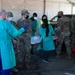U.S. Army Soldiers shadow medical workers at Community Vaccination Center