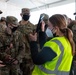 U.S. Army Soldiers shadow medical workers at Community Vaccination Center