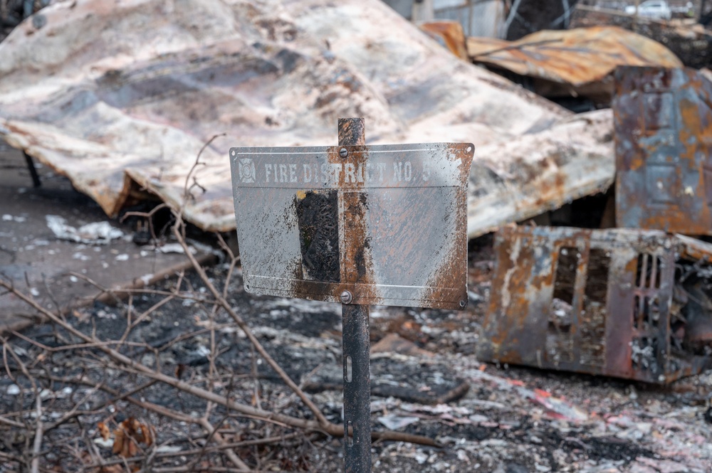 Damage from the wildfires in September 2020 in Oregon