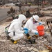 Asbestos testing is conducted after the Oregon wildfires