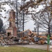 Wildfire damage in Oregon